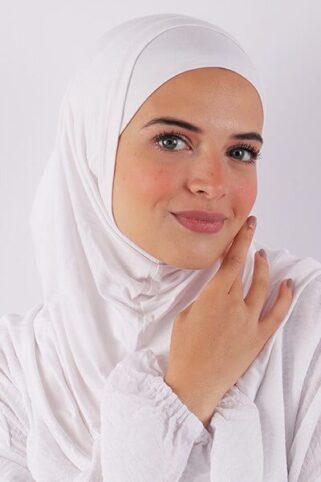 Syrian Underscarf 2 pieces - White