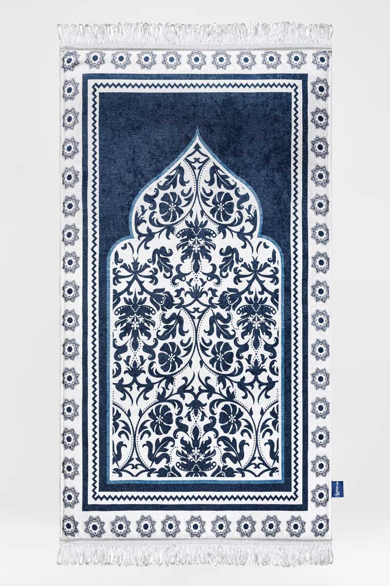 Florish Blue Premium Prayer Mat