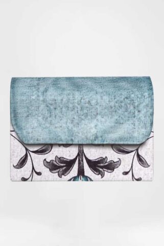 BLUE BLOOMING DAMASK POCKET SEJADAH