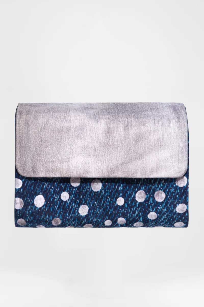 GREY DOTTED POKCET SEJADAH