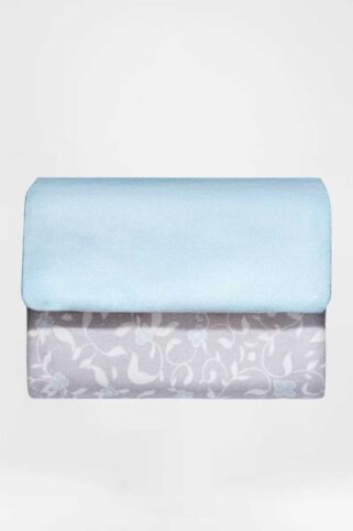 SKY BLUE FLORAL POCKET SEJADAH