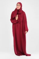 Maroon Prayer Dress