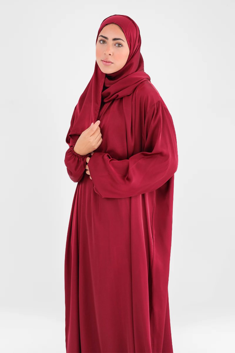Maroon Prayer Dress