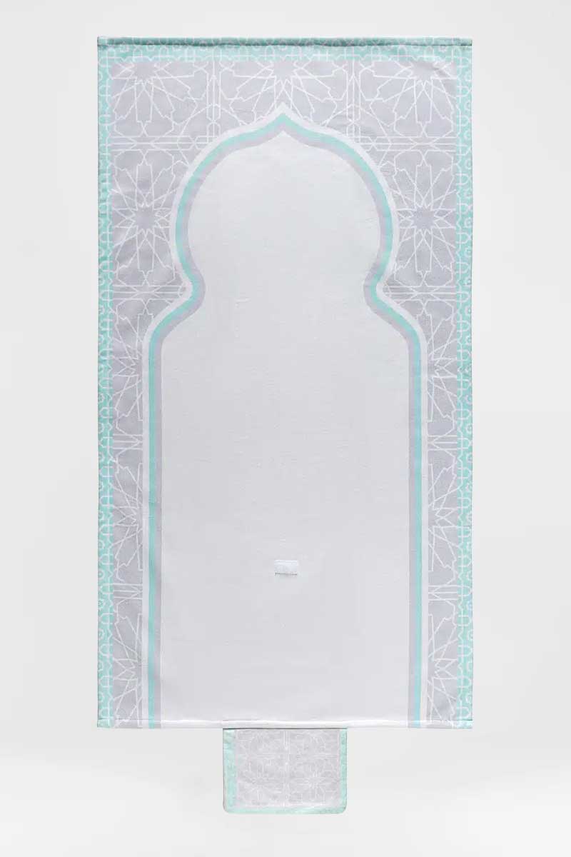 PISTACHIO ISLAMIC ARCH POCKET SEJADAH - الصورة 3