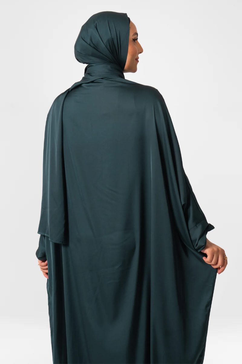 Royal Green Prayer Dress - الصورة 3