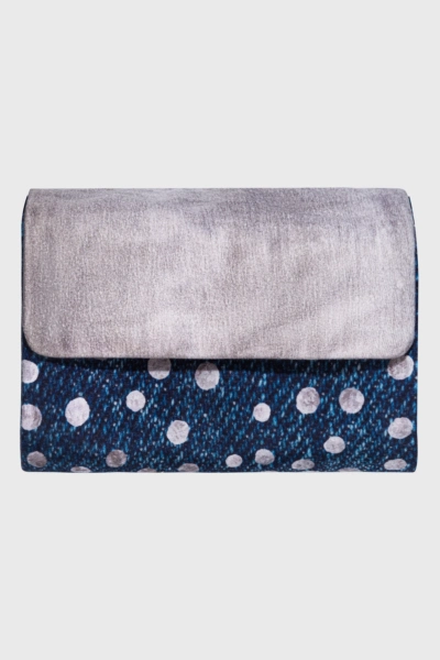 Grey Dotted Pocket Sejadah