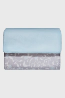 Sky Blue Floral Pocket Sejadah