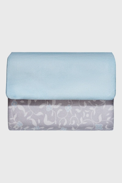 Sky Blue Floral Pocket Sejadah