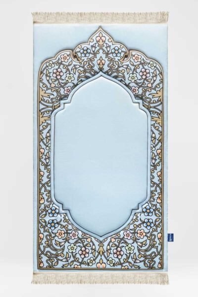 Soft Golden Arch Premium Prayer Mat