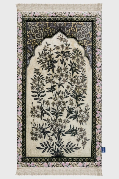 Antique Floral Premium Prayer Mat