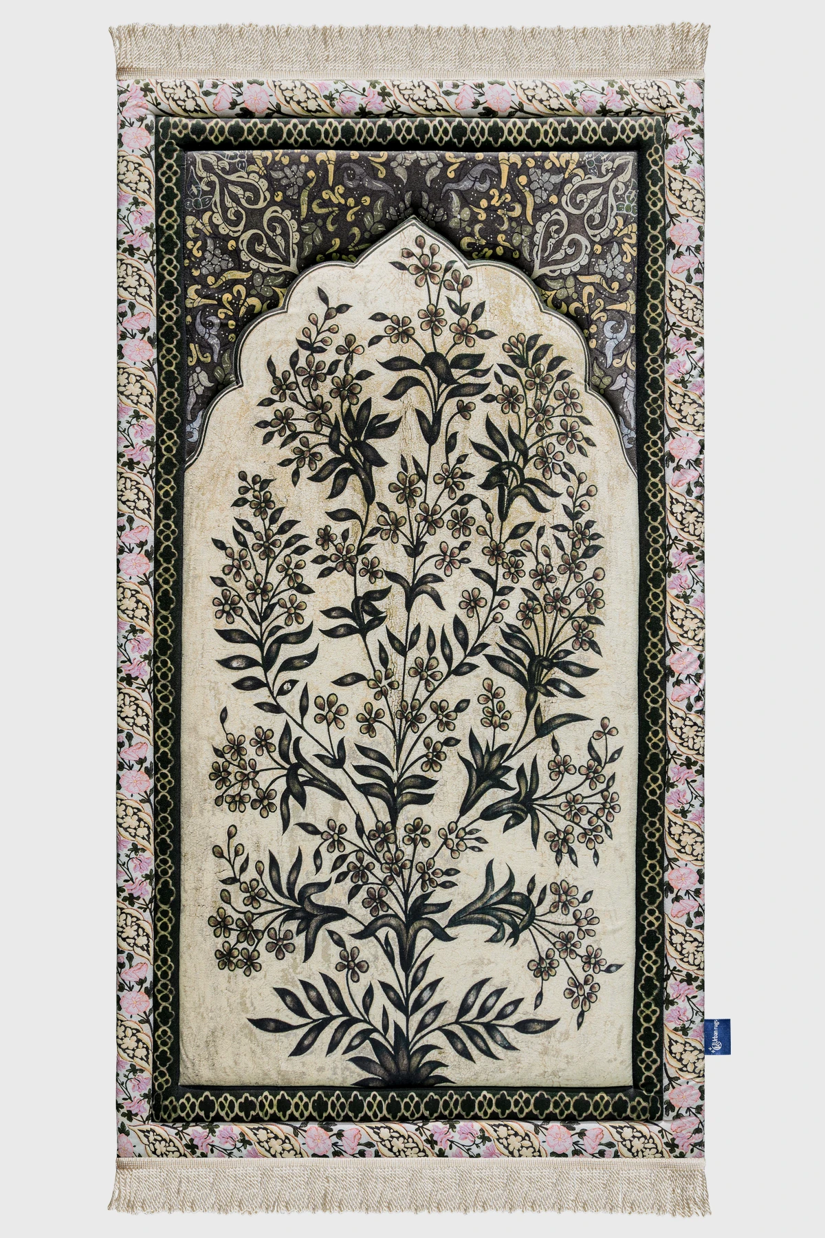 Antique Floral Premium Prayer Mat