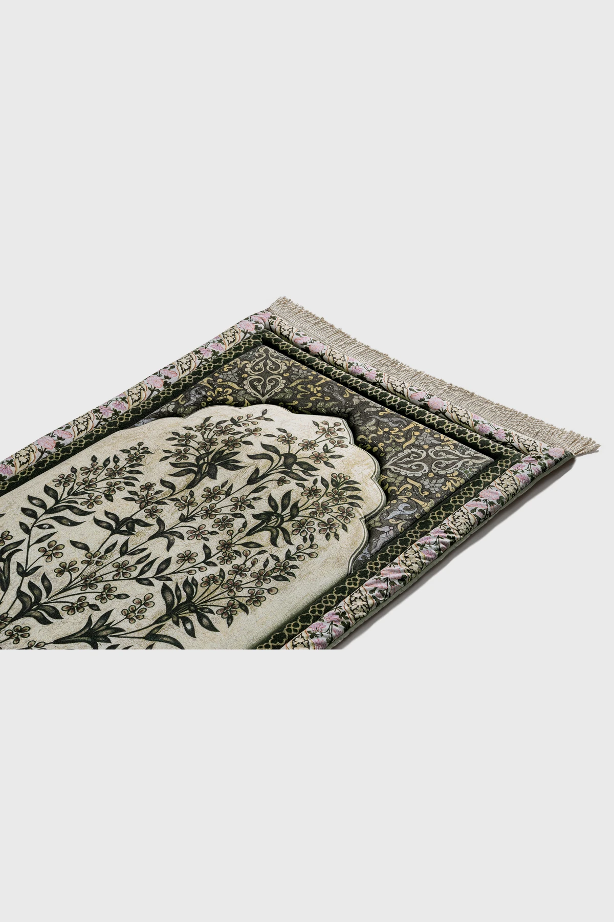Antique Floral Premium Prayer Mat - الصورة 3