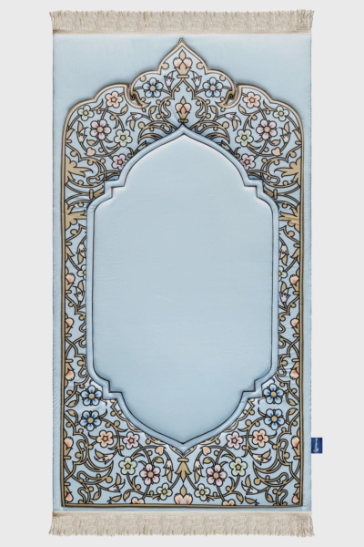 Soft Golden Arch Premium Prayer Mat