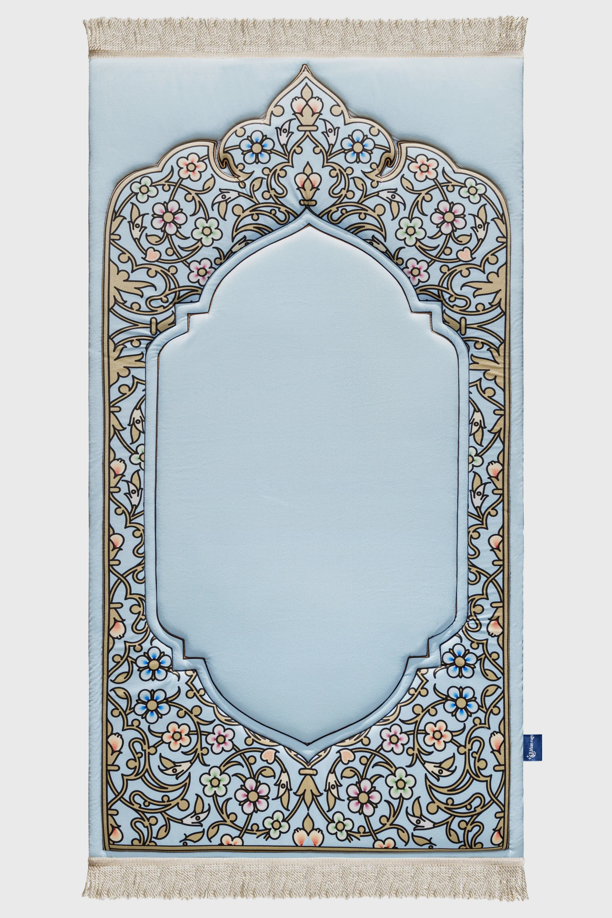 Soft Golden Arch Premium Prayer Mat