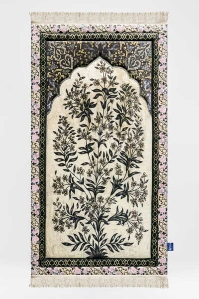 Antique Floral Premium Prayer Mat