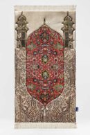 Reddish Flory Premium Prayer Mat