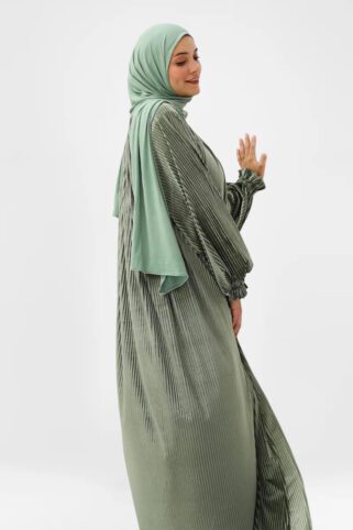 Light Green Velvet Prayer Dress