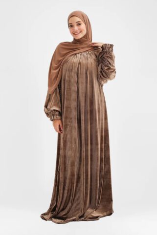 Gold Velvet Prayer Dress