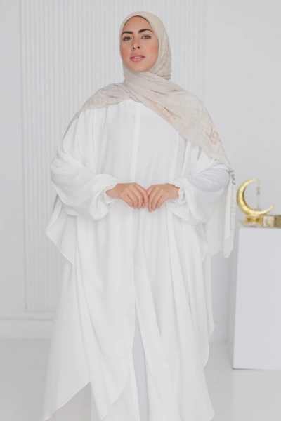 Umrah White Abaya