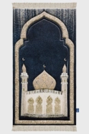Blue Shimmer Premium Prayer Mat