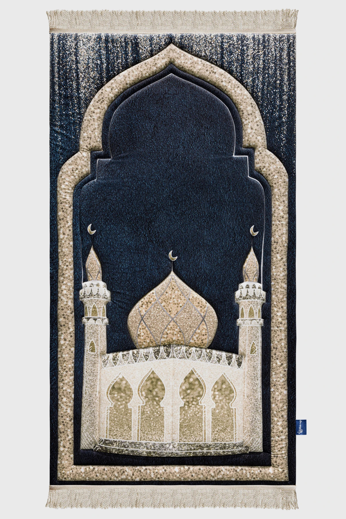 Blue Shimmer Premium Prayer Mat