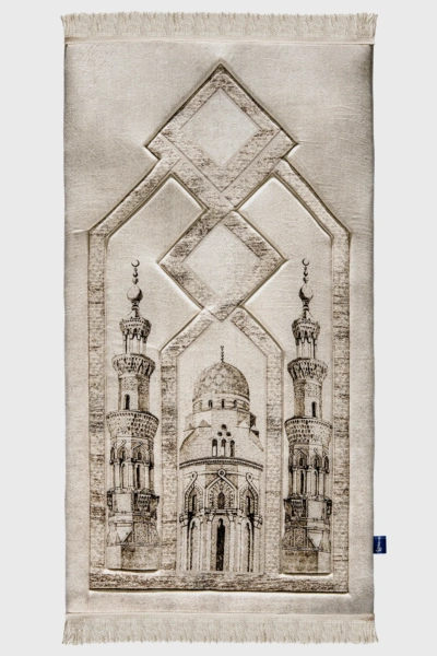 Old Cairo Mosque Premium Prayer Mat