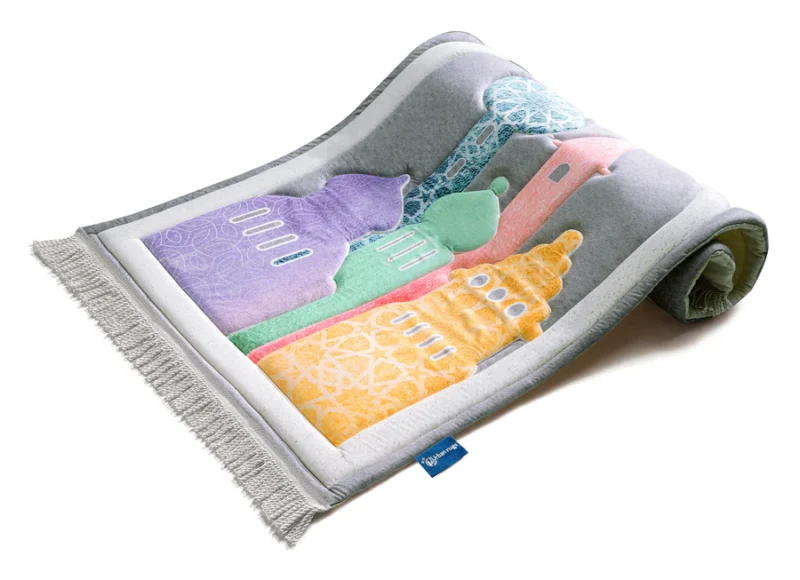 ⁦Sparkle Stars Premium Prayer Mat⁩ - الصورة ⁦3⁩