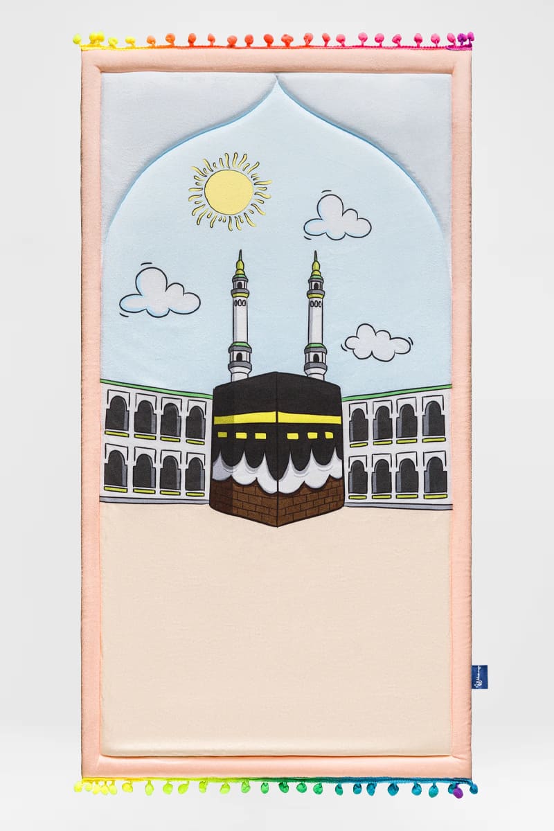 Midday in Mecca Kids Prayer Mat