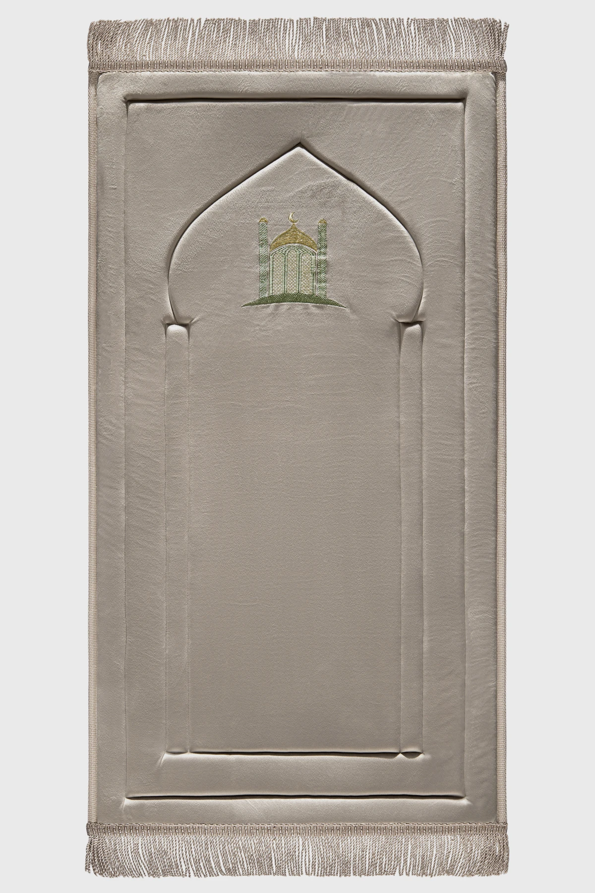 Soft Cream Embroidery Prayer Mat