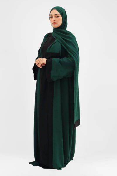 Wide Prayer Dress - Green