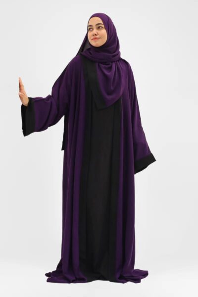 Wide Prayer Dress - Purple