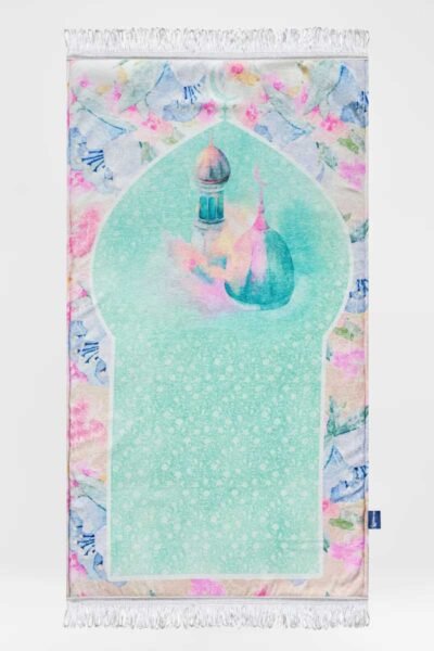 Pastel Blossoms Premium Prayer Mat