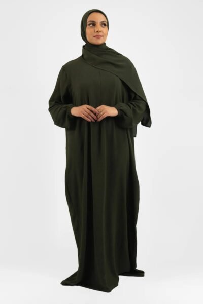 Dark Olive Prayer Dress
