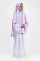 Lilac Stars Islamic Kids Prayer Wear