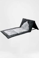 Black Kanar Backrest Prayer Mat
