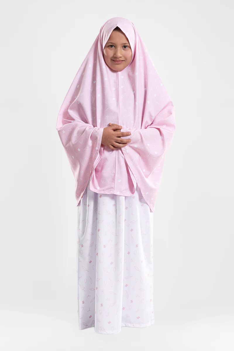 Rosa Islamic Kids Prayer Wear - الصورة 2