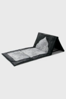 Black Kanar Backrest Prayer Mat