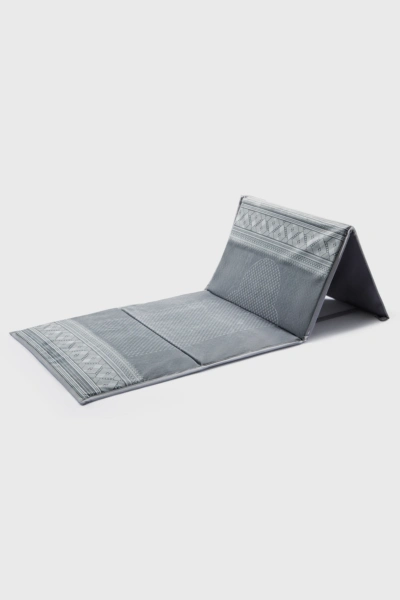 Classical Grey Backrest Prayer Mat