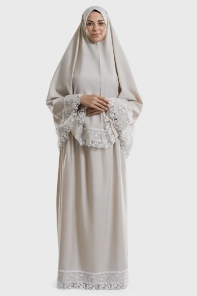 Ivory Elite Islamic Prayer Wear