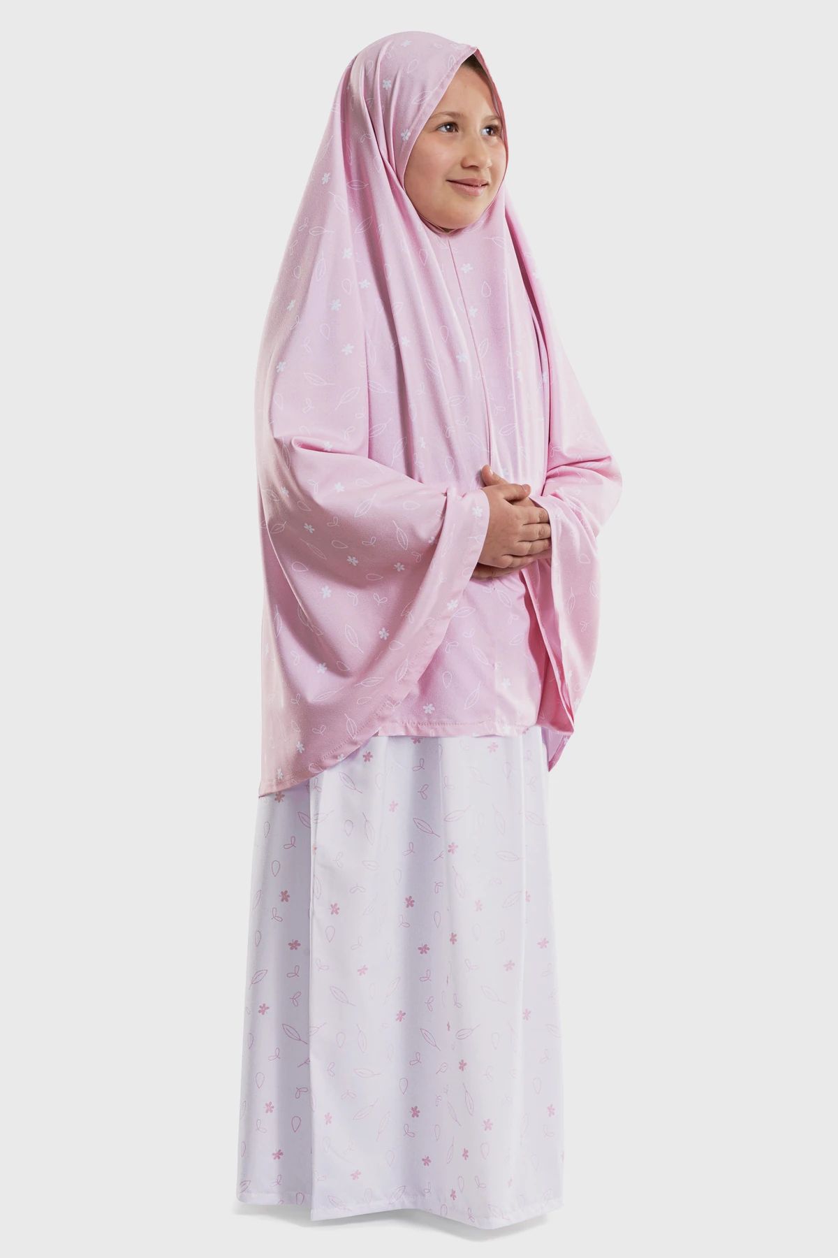 Rosa Islamic Kids Prayer Wear - الصورة 2