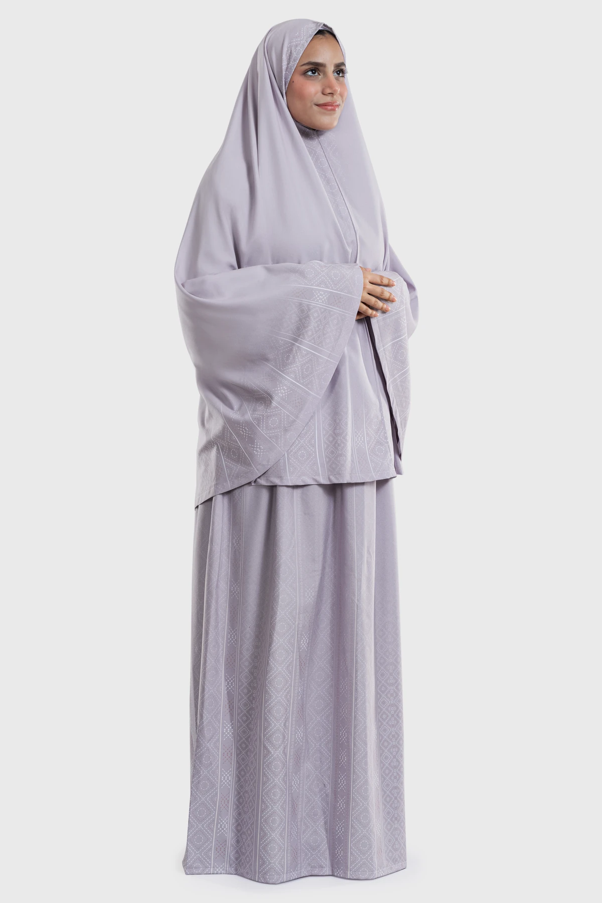 Violet Islamic Prayer Wear - Image 2