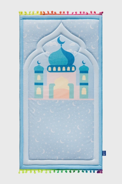Blue-Ish Kids Prayer Mat