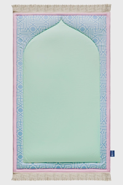 Pastel Islamic Arch Junior Prayer Mat