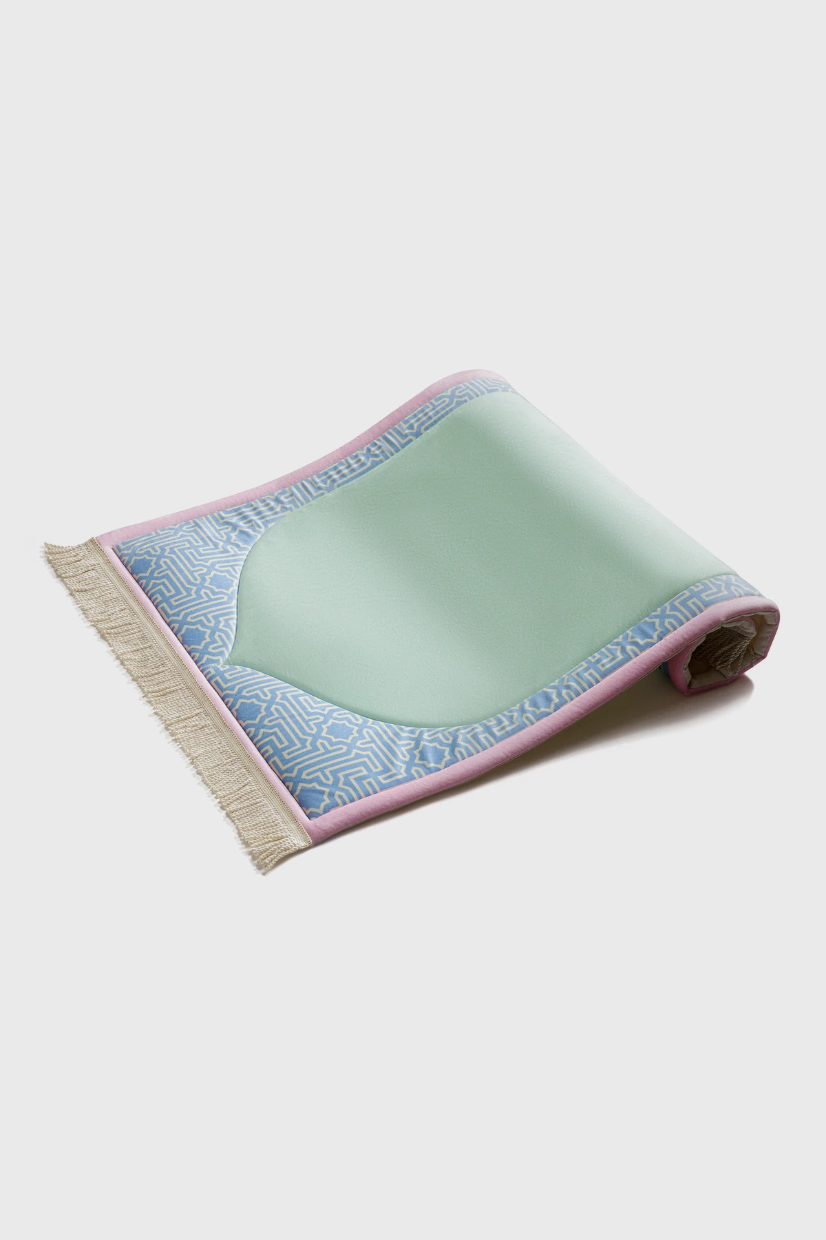 Pastel Islamic Arch Junior Prayer Mat - Image 2