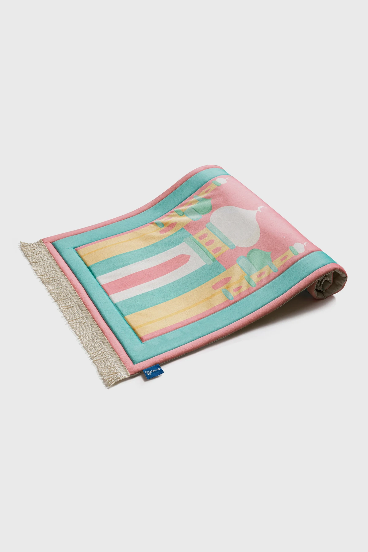 Pinky Mumbai Mosque Junior Prayer Mat - الصورة 2