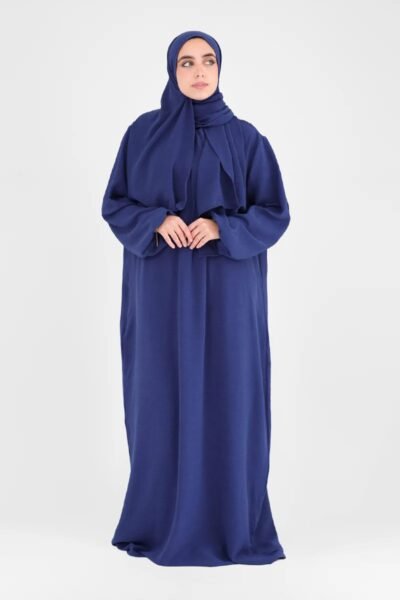Navy Blue Prayer Dress