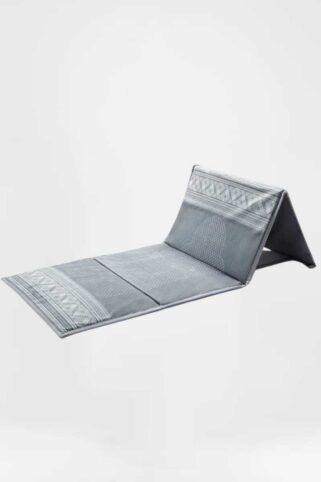 Classical Grey Backrest Prayer Mat