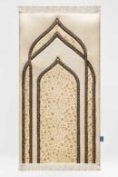 Golden Blossom Premium Prayer Mat
