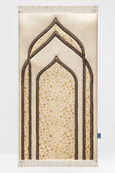 Golden Blossom Premium Prayer Mat