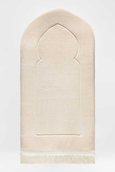 Almond Arched Plain Prayer Mat